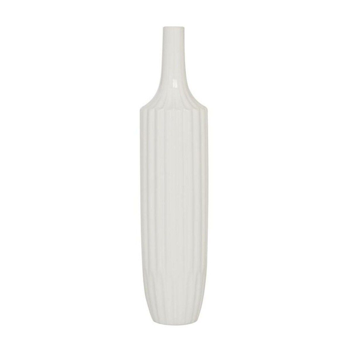 RIBBED CERAMIC VASE