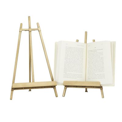 METAL GOLD BOOK EASEL, SMALL