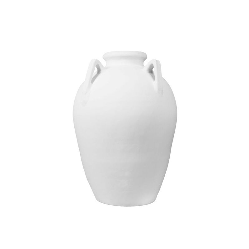 KAVALA FOUR HANDLED WATER JAR - WHITE