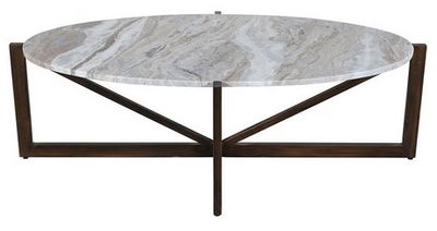 ARRINGTON COCKTAIL TABLE - ESPRESSO GLAZED GOLD