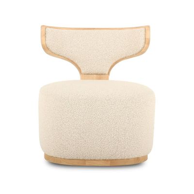 DECLAN SWIVEL CHAIR - BOUCLE IVORY
