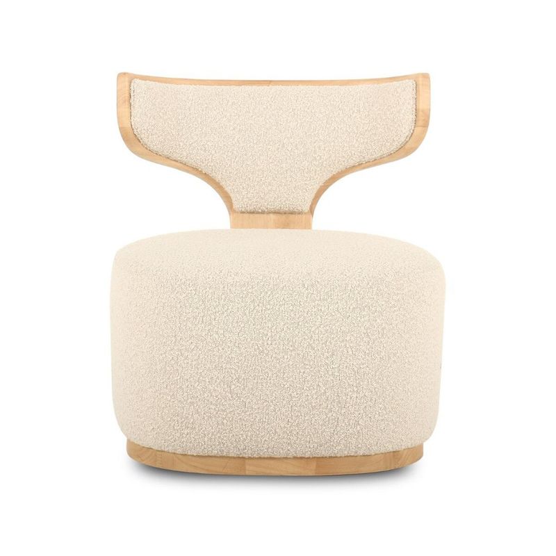 DECLAN SWIVEL CHAIR - BOUCLE IVORY