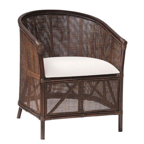 CAYMAN OCCASIONAL CHAIR - WALNUT BROWN