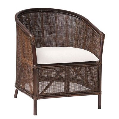 CAYMAN OCCASIONAL CHAIR - WALNUT BROWN