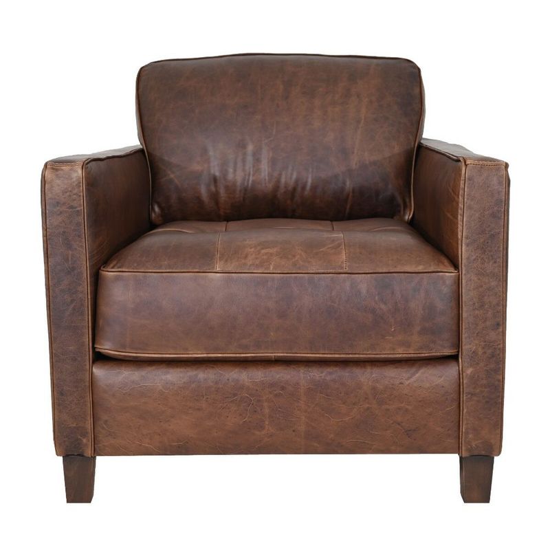 RENATO LOUNGE CHAIR - WACO TOBACCO