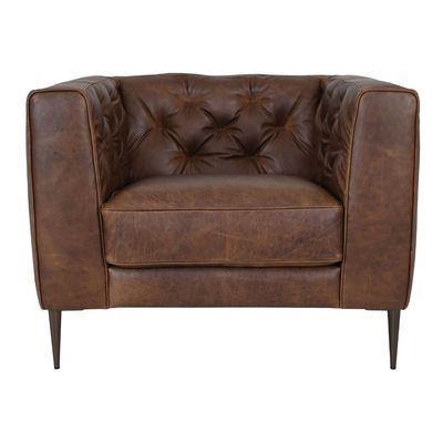DANTE LOUNGE CHAIR - WACO TOBACCO