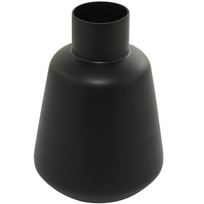 GLASS VASE - BLACK MATTE