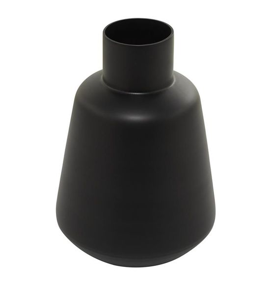 GLASS VASE - BLACK MATTE
