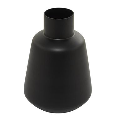 GLASS VASE - BLACK MATTE