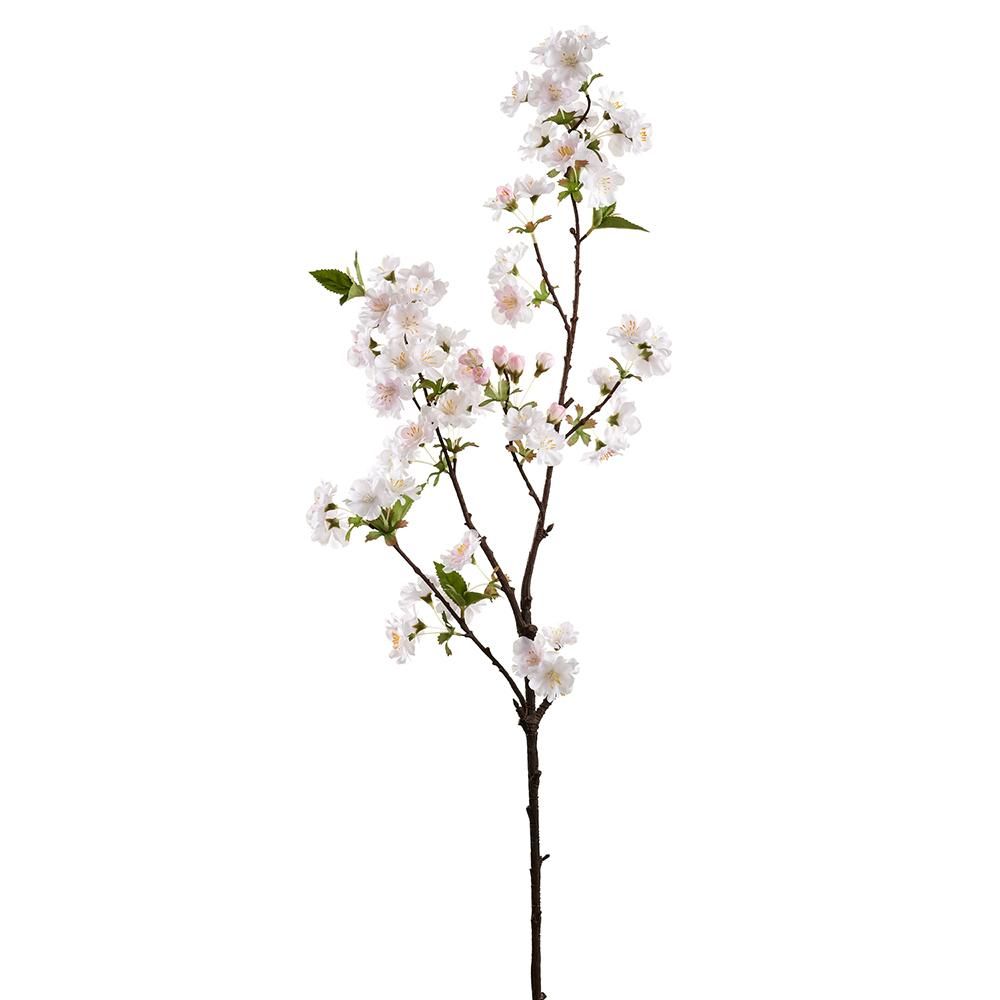 36"CHERRY BLOSSOM SPRAY WHITE BLUSH