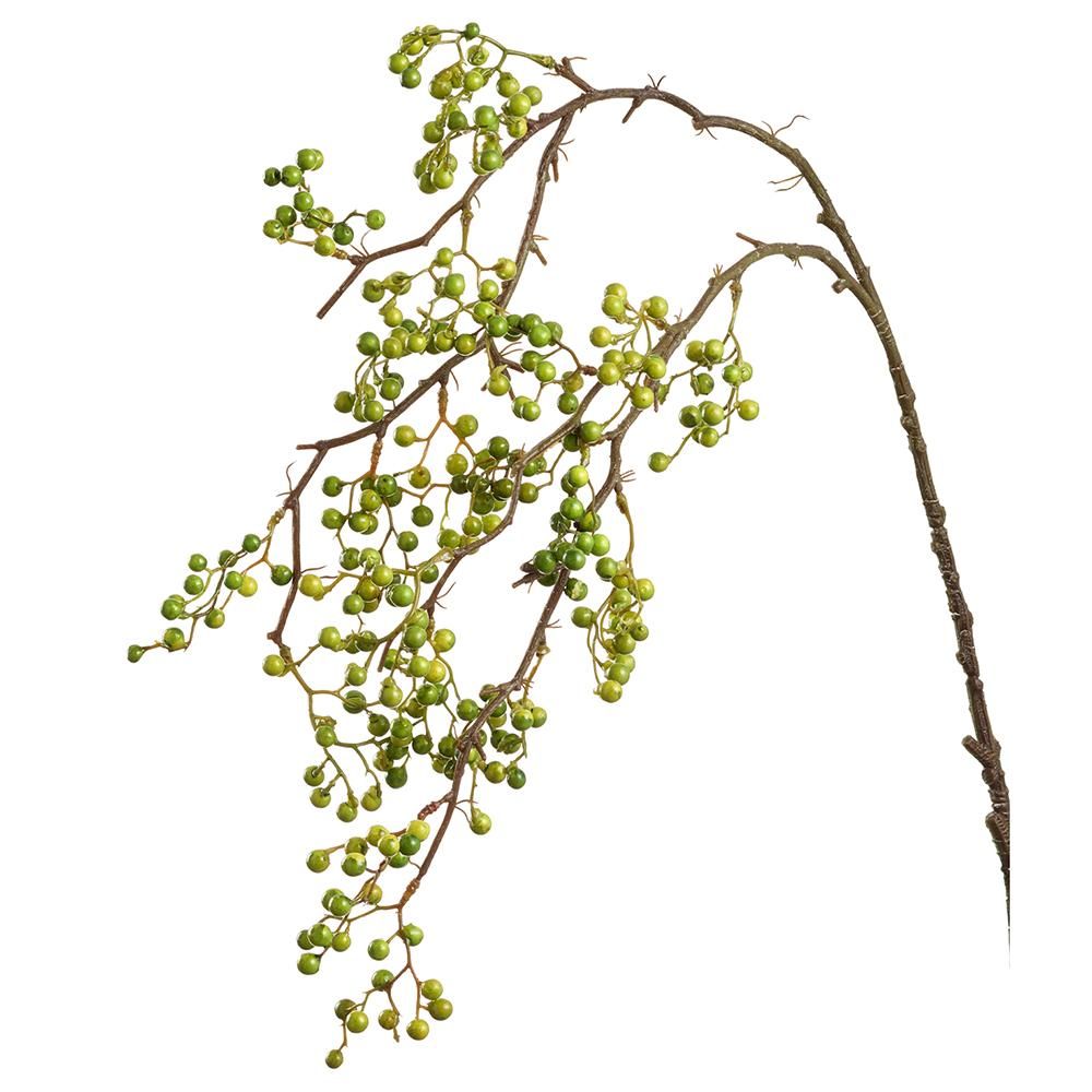 33" BERRY HANGING SPRAY GREEN
