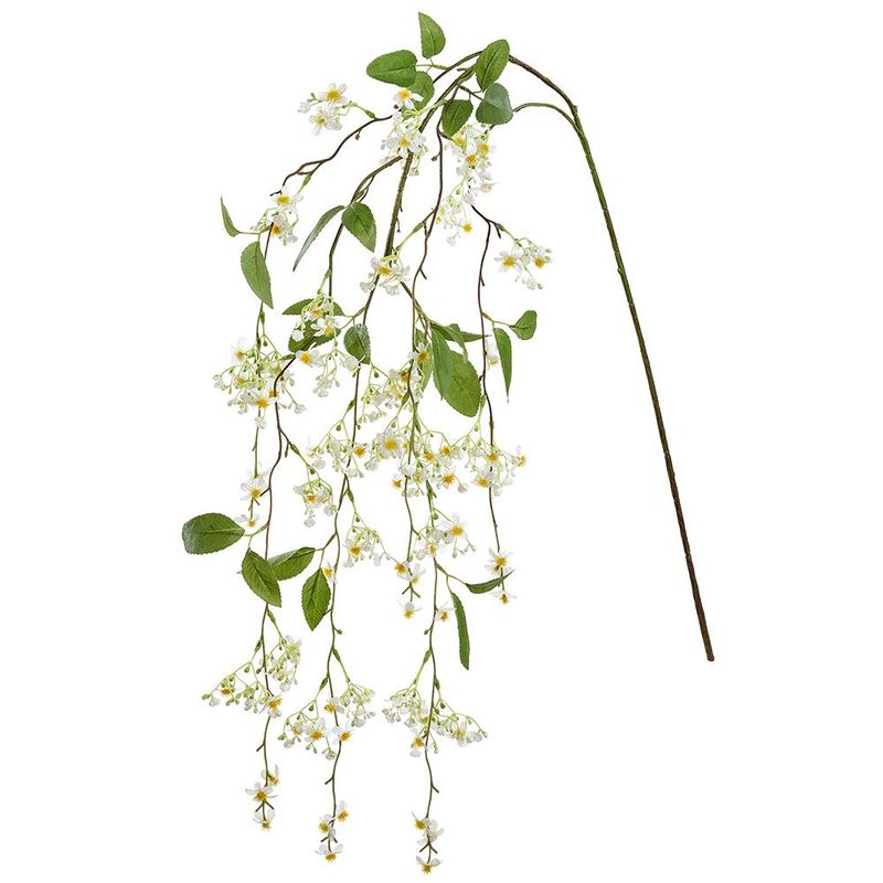 56" LILAC HANGING SPRAY WHITE