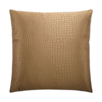 CROC GOLD PILLOW