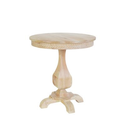 HANNAH SIDE TABLE - WEATHERED WHITE