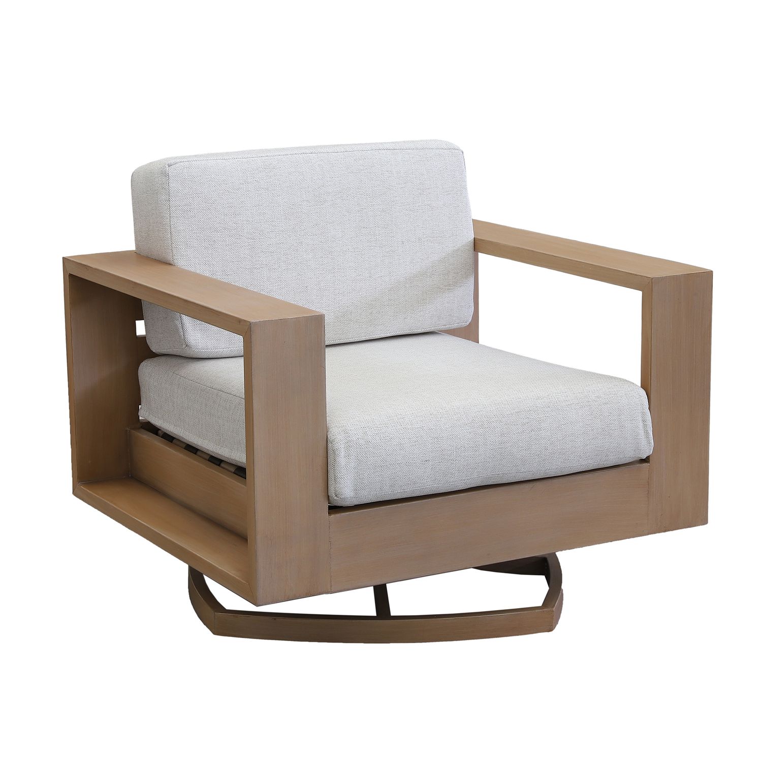 MILAN OUTDOOR SWIVEL CLUB CHAIR
