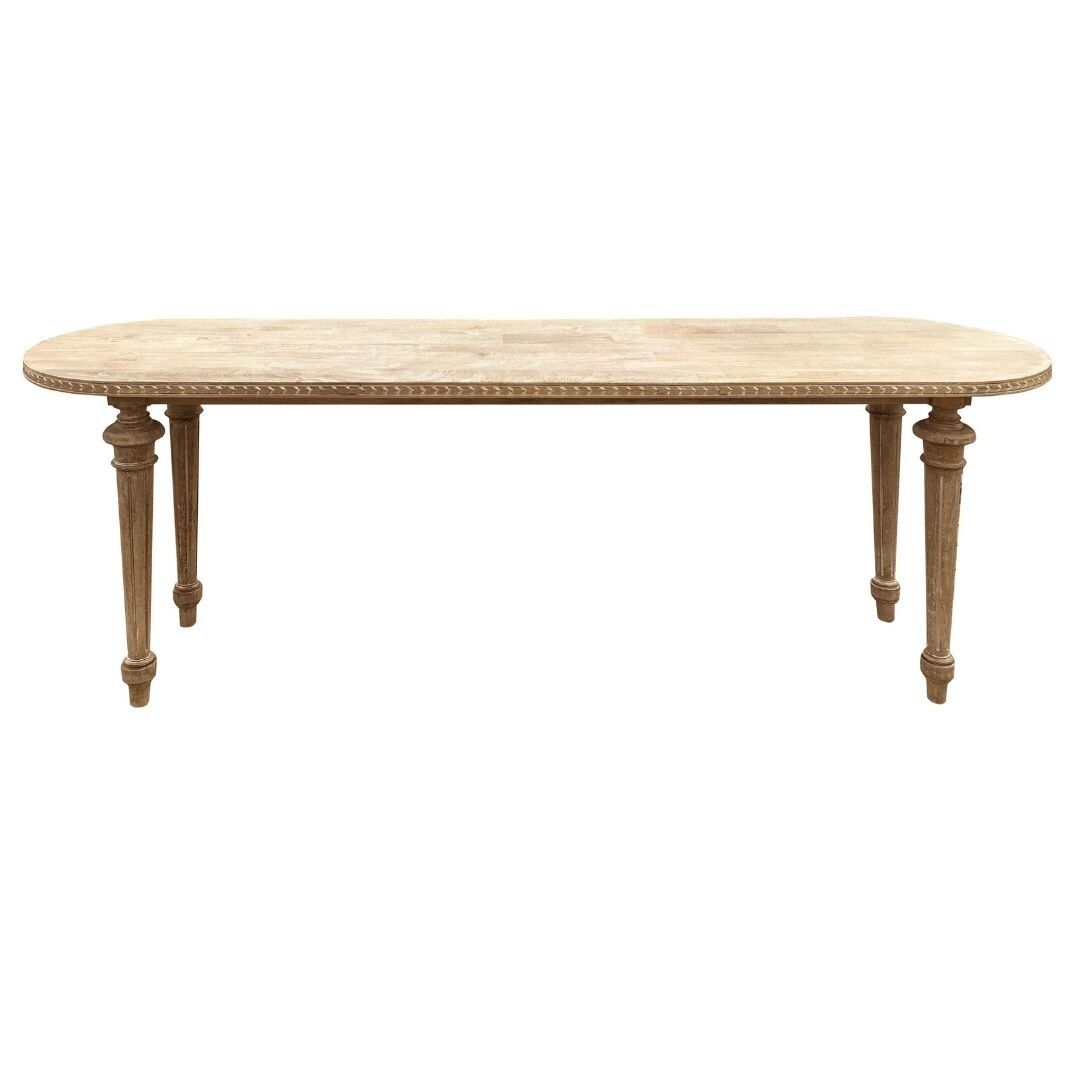 ABBEY CONSOLE TABLE, 78" - NEW WHITE WASH