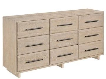 MODERN DESERT NINE DRAWER DRESSER