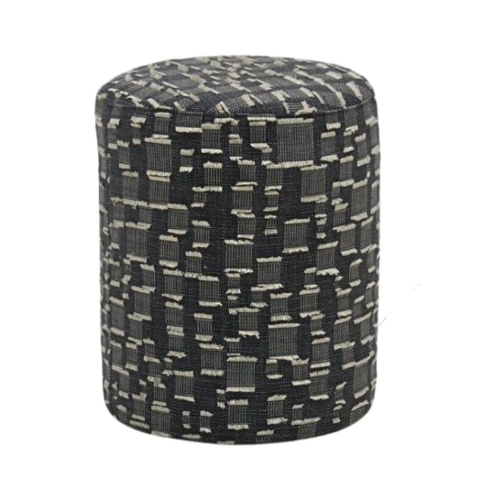 MACIE OTTOMAN SMALL - UNFLAPPABLE JET