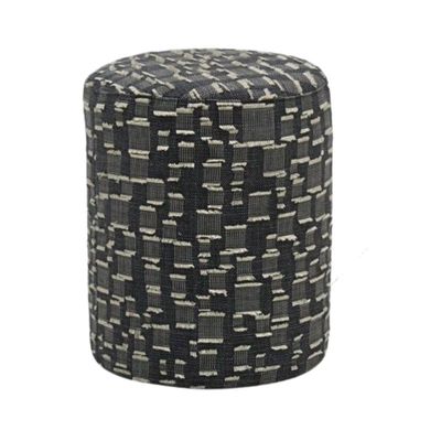 MACIE OTTOMAN SMALL - UNFLAPPABLE JET