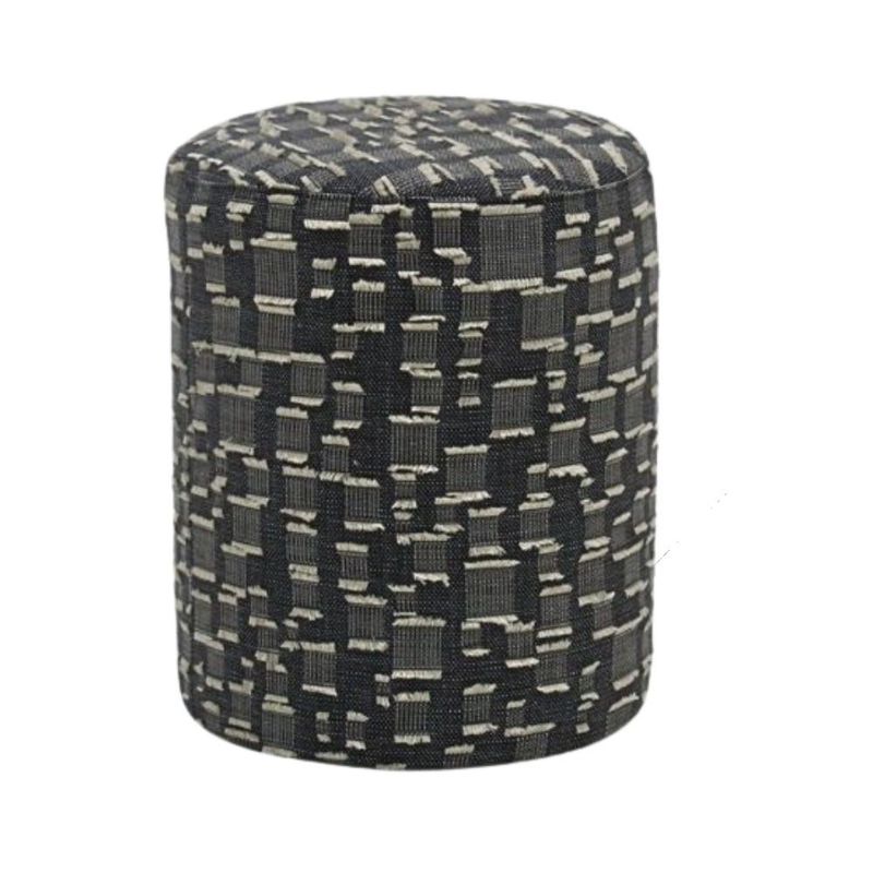MACIE OTTOMAN SMALL - UNFLAPPABLE JET