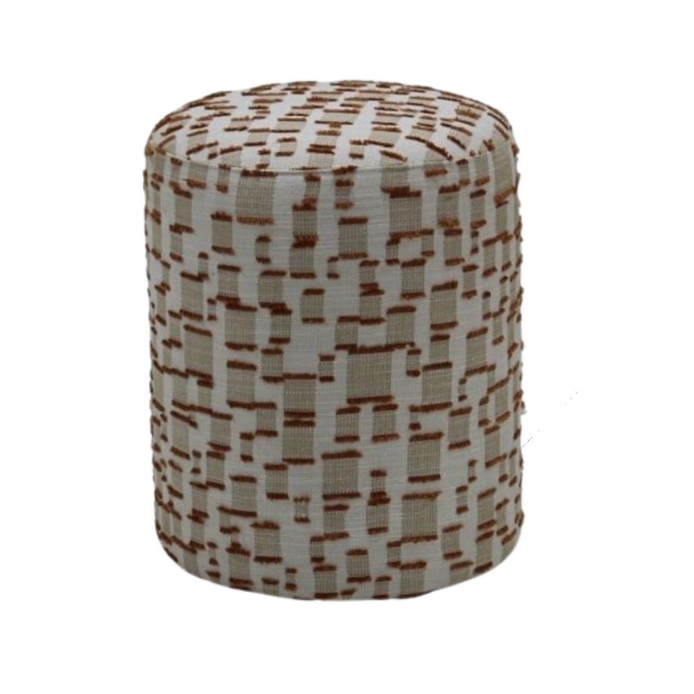 MACIE OTTOMAN SMALL - UNFLAPPABLE CLAY