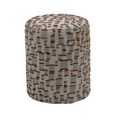 MACIE OTTOMAN SMALL - UNFLAPPABLE CLAY