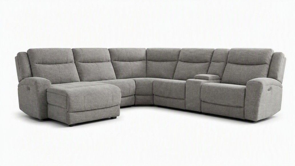 LUCIE DOVE 6-PIECE POWER RECLINER SECTIONAL W/ CHAISE