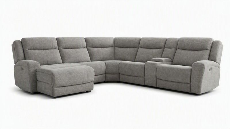 LUCIE DOVE 6-PIECE POWER RECLINER SECTIONAL W/ CHAISE