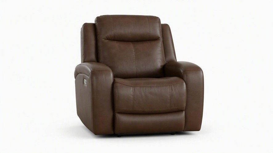 OSLO PECAN DUAL PWR RECLINER