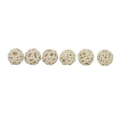 ROPE BALL DECOR S/6