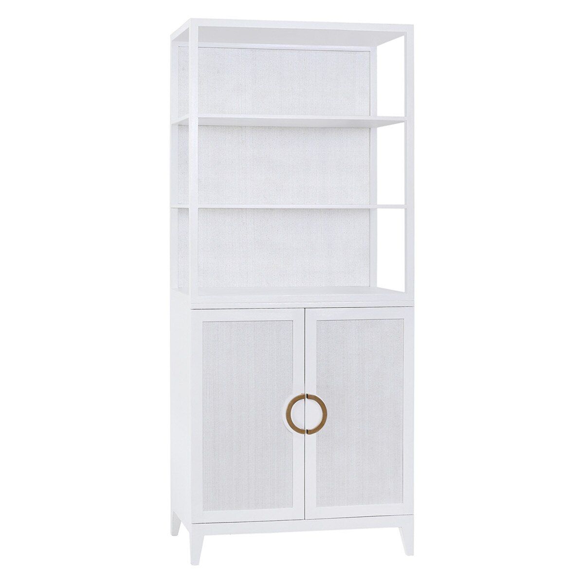 ANNISA TALL BOOKCASE - SWEDISH WHITE