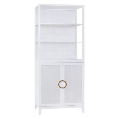 ANNISA TALL BOOKCASE - SWEDISH WHITE