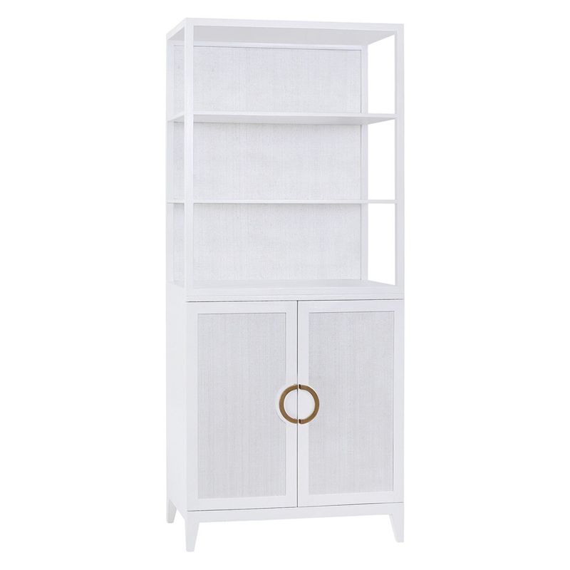 ANNISA TALL BOOKCASE - SWEDISH WHITE