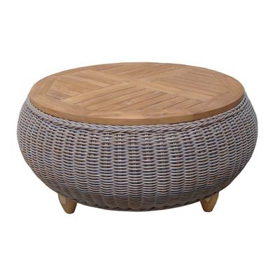 PARADISE OUTDOOR OTTOMAN - KUBO GREY