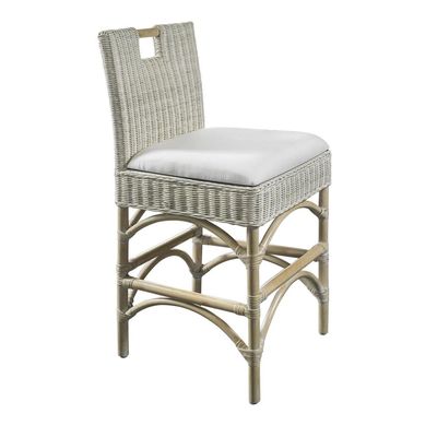 MALIO BAR STOOL - WHITE WASH