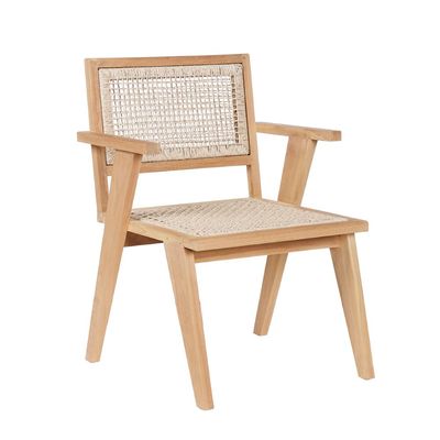 DYLAN OUTDOOR CHAIR - WEATHERED OAK