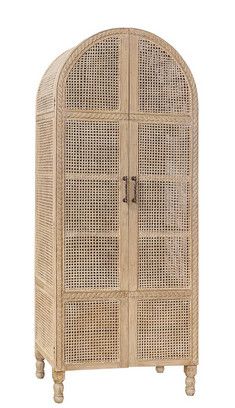JUNI ARMOIRE CABINET - WEATHERED BARREL