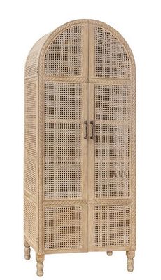 JUNI ARMOIRE CABINET - WEATHERED BARREL