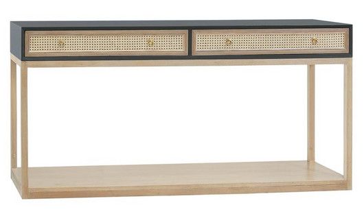 ALANA LONG CONSOLE - DARK GRAY