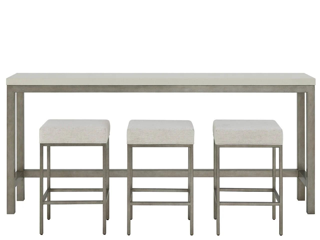OASIS CONSOLE W/ STOOLS