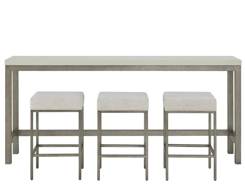 OASIS CONSOLE W/ STOOLS