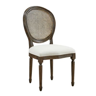 LOUIS OVAL BACK DINING CHAIR
