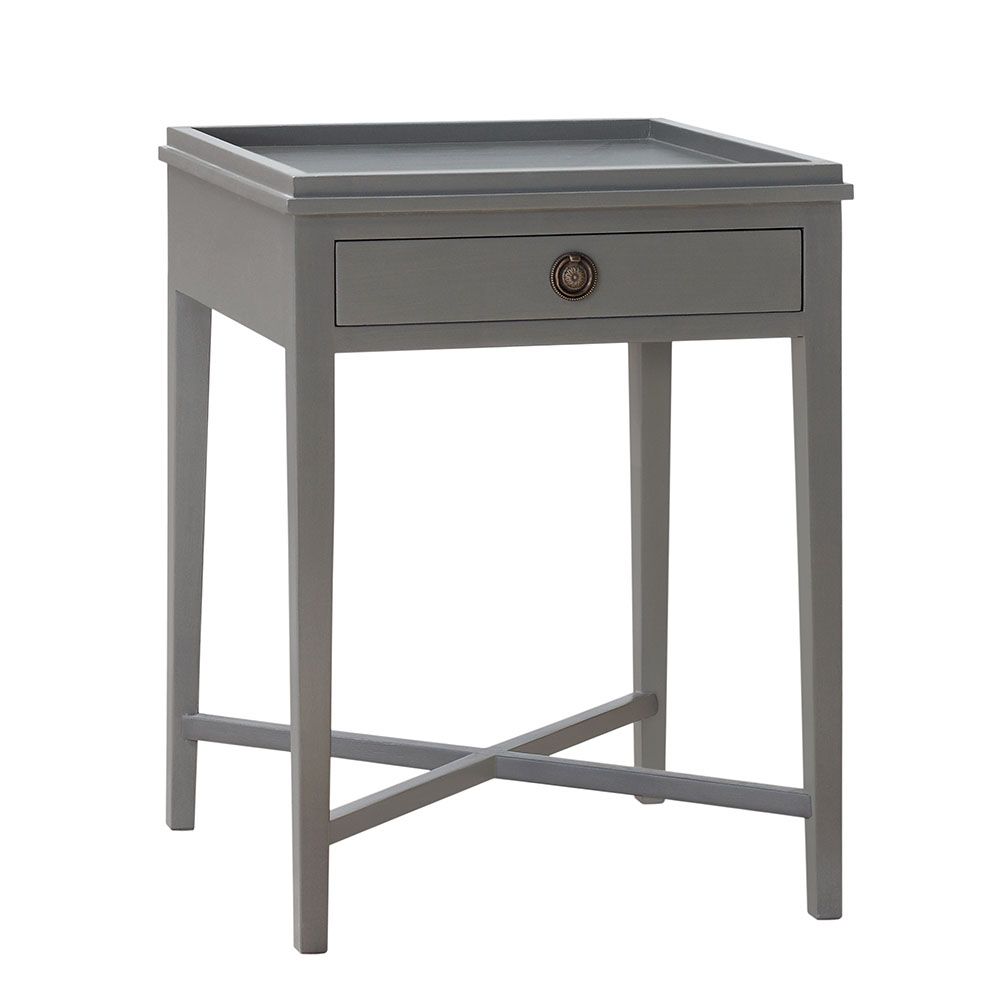 LENOX SIDE TABLE, Color: DARK GRAY