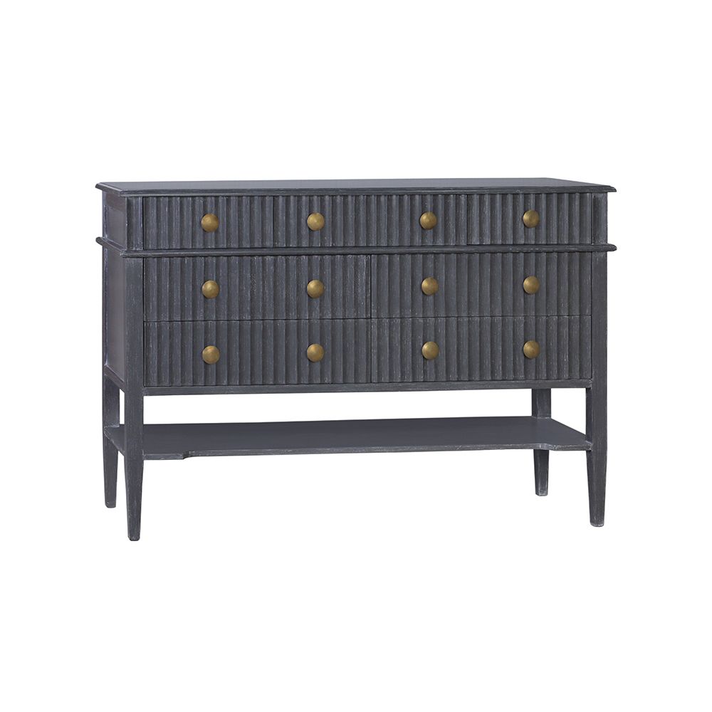 MADISON DRESSER, Color: DARK GRAY LIME WASH