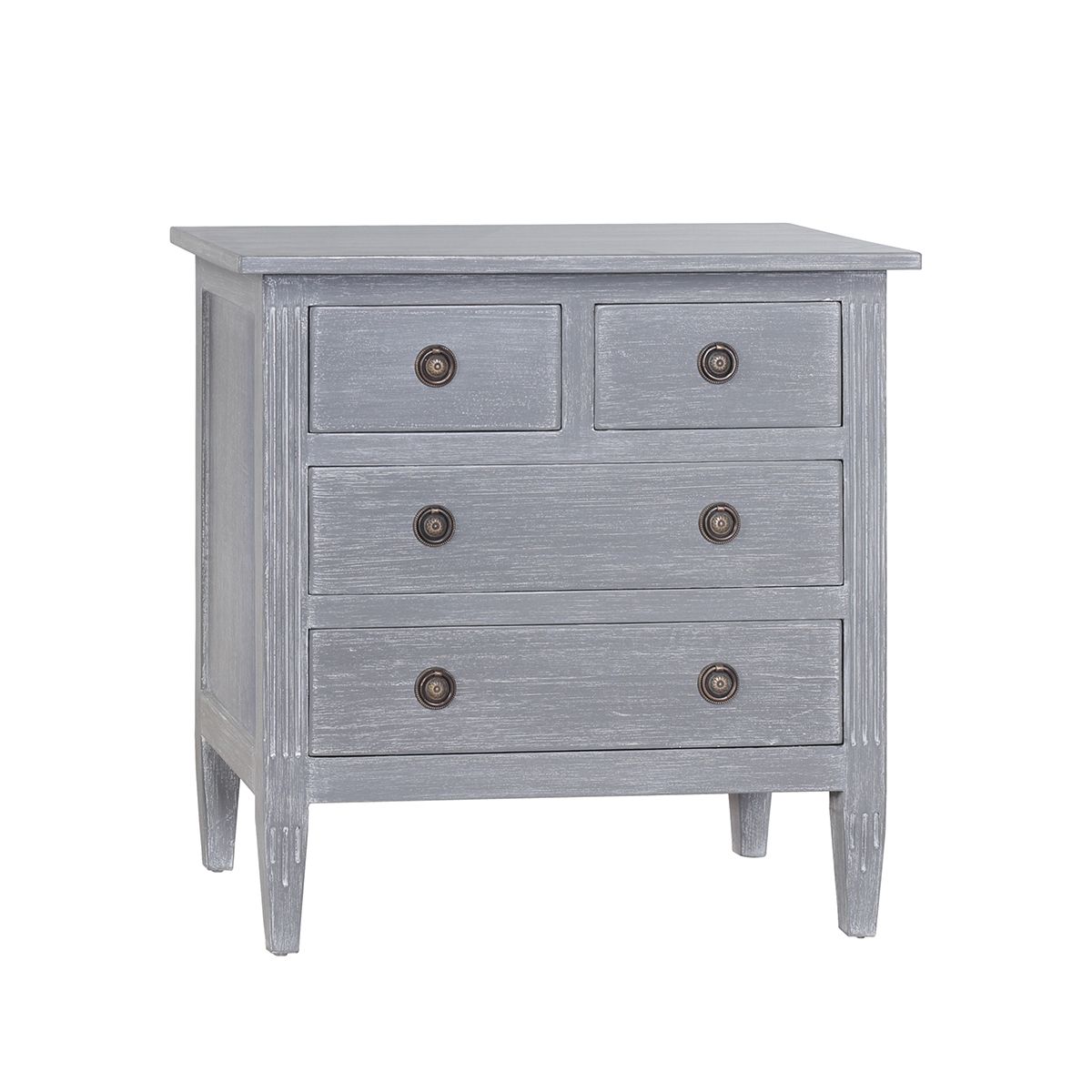 ROMAN SIDE TABLE, Color: DARK GRAY LIME WASH