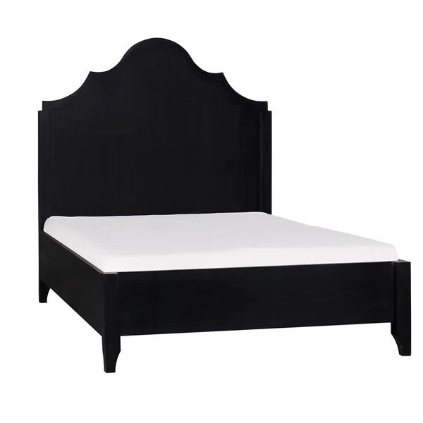 VINTAGE SWEDISH BED, Color: BLACK BEAN, Size: KING