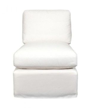 MONTROSE SECTIONAL, Color: LIFESTYLE CHALK, Size: ARMLESS CHAIR