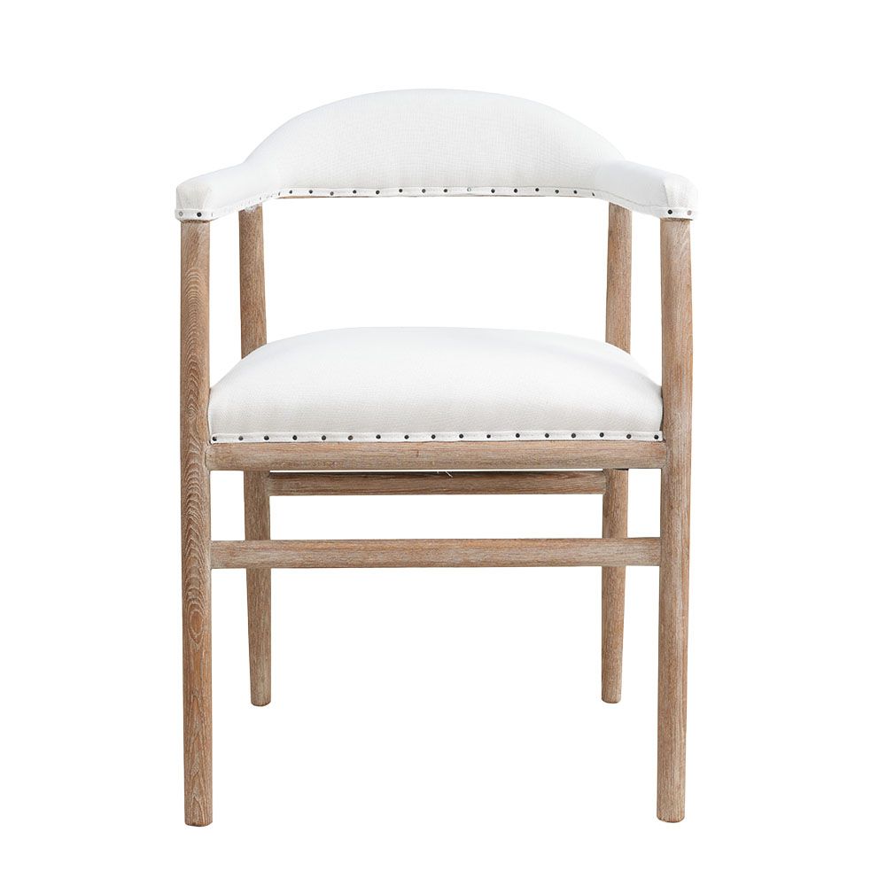 BURNETT ARM CHAIR, Color: LIFESTYLE CHALK