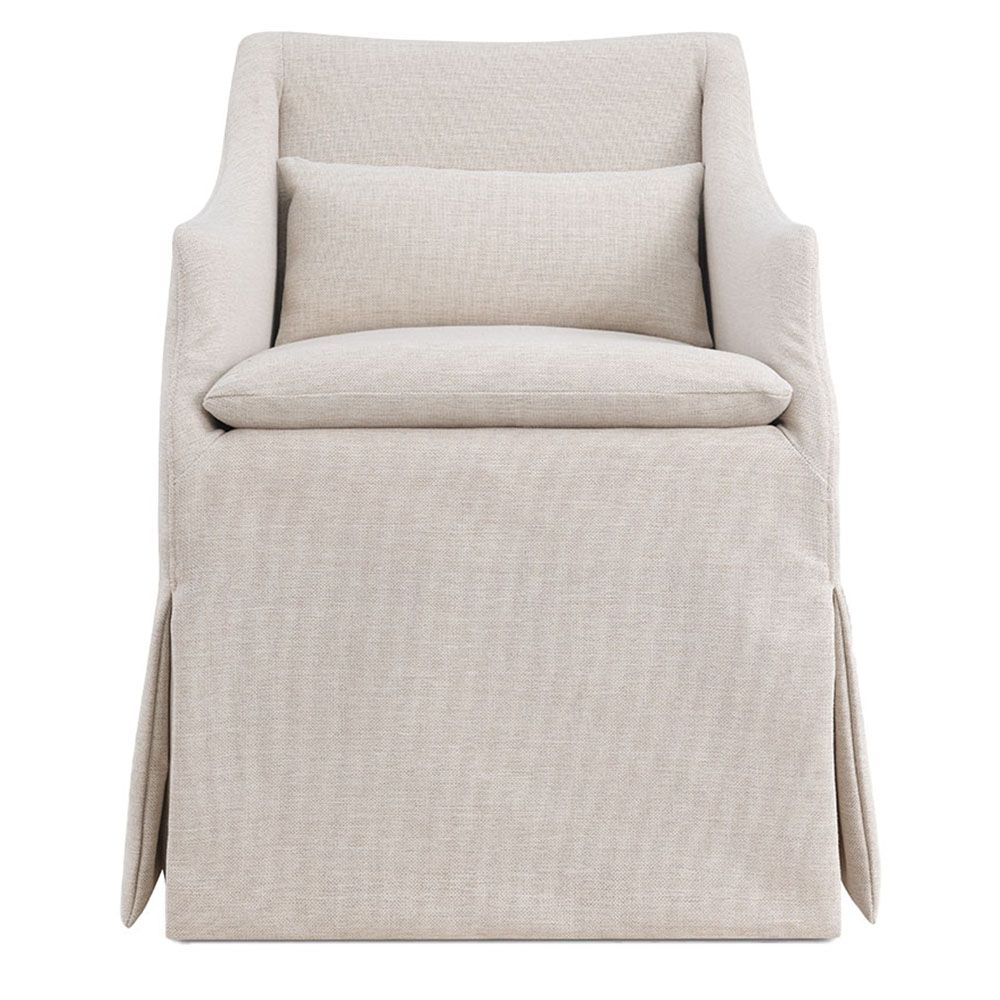 EVERLEE CASTERED DINING CHAIR, Color: LIFESTYLE PARCHMENT