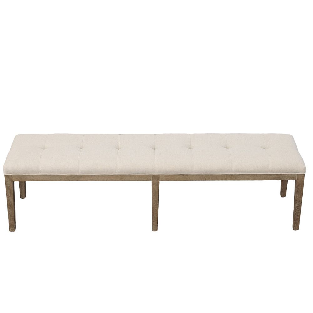 KIRBY BENCH, Color: NATURAL ECRU